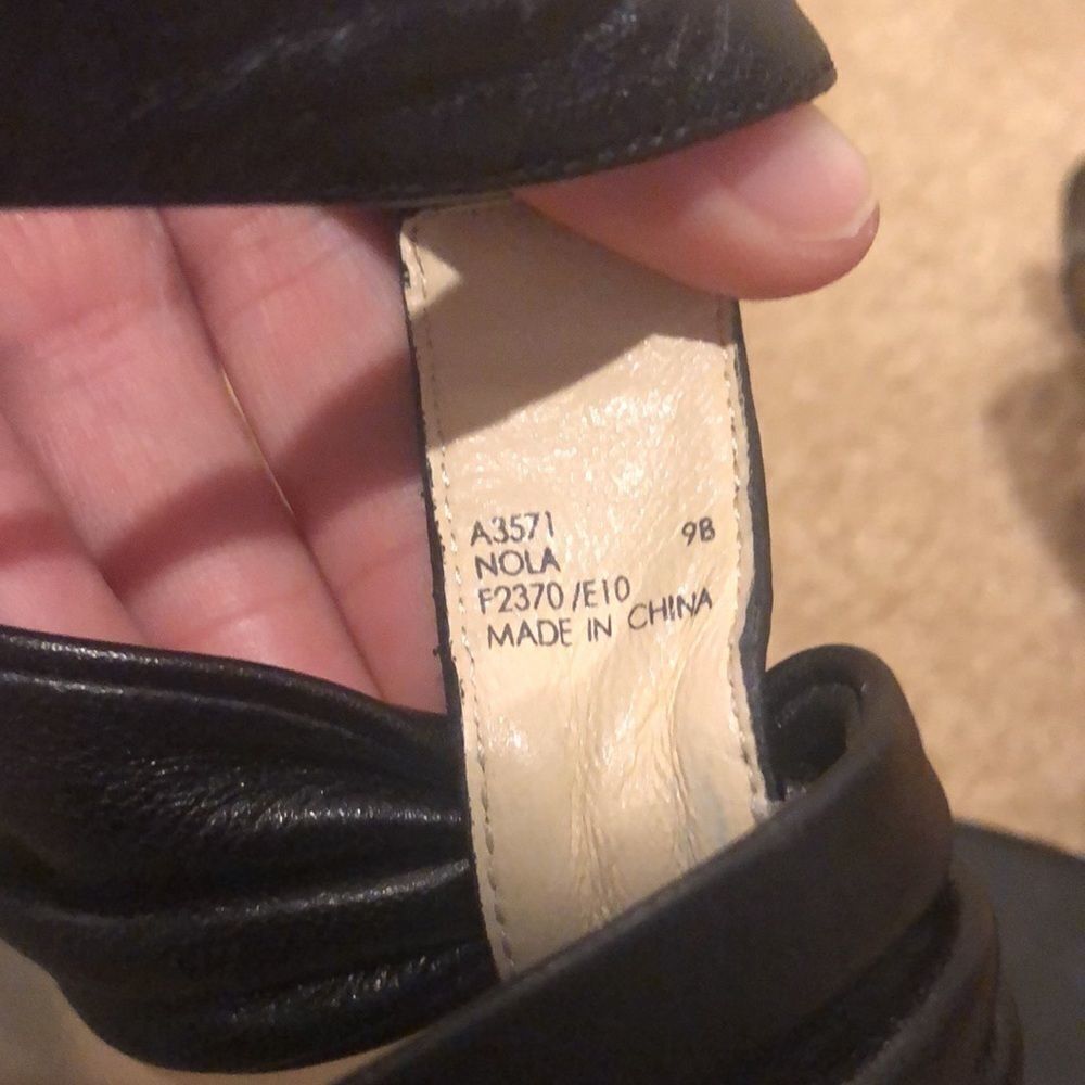 COACH Nola wood platform clogs - Picture 8 of 9